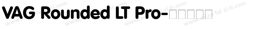 VAG Rounded LT Pro字体转换
